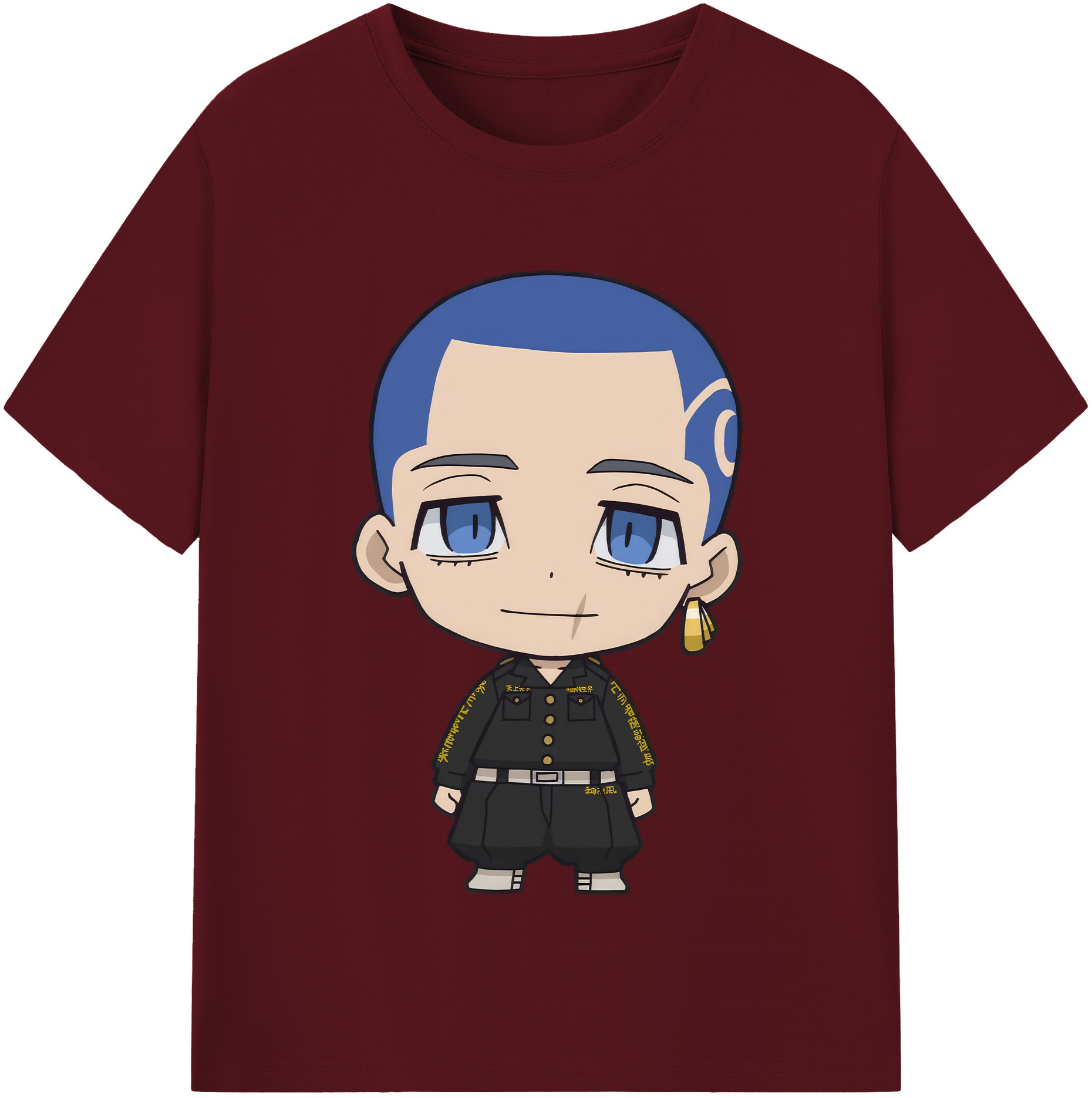（画像用） 東京リベンジャーズ Tokyo Revengers 綿100％半袖Tシャツ（フロントプリント）